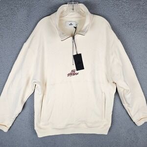 100 Thieves SpringBloom 1/4 Zip Sweater Mens Large Classic Long Sleeve Pullover